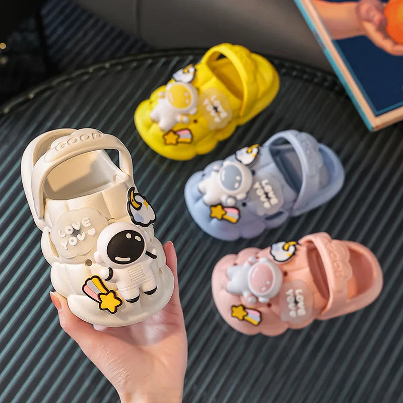 Mini Fashion™ - Motif astronaute ludique - Chaussons pour enfants