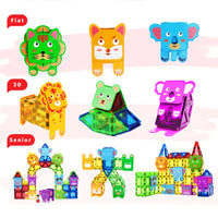 Thumbnail for Animal Magnetic Building Blocks™ - Constructions magnétiques - Tuiles magnétiques pour animaux