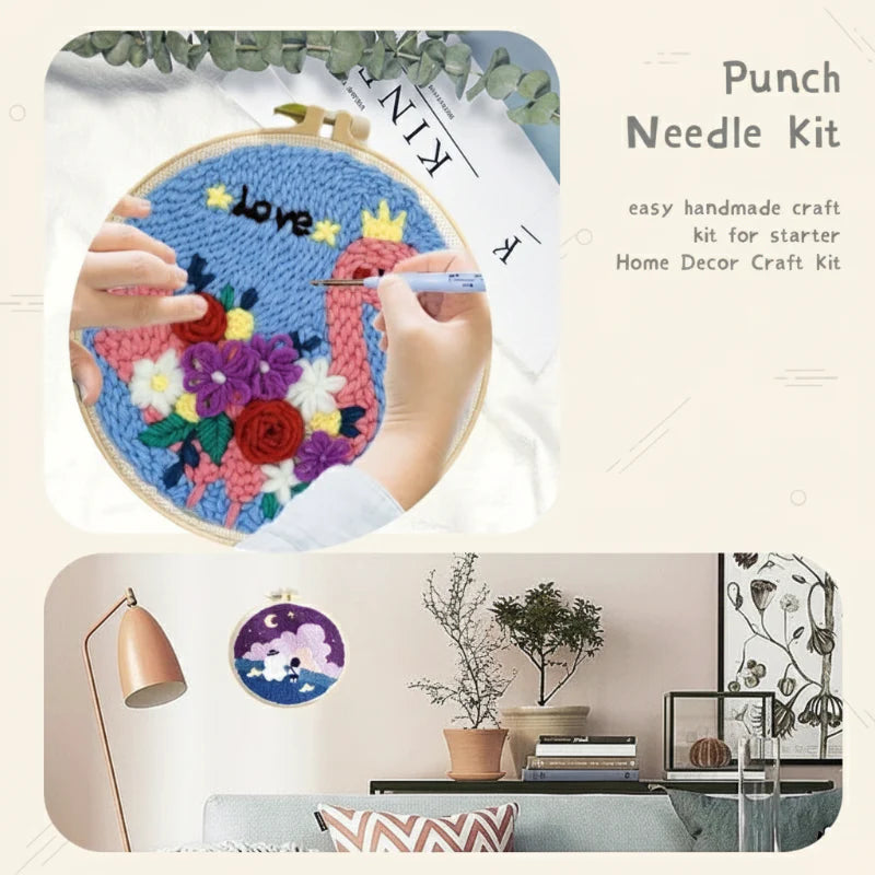SoftLoop – Doux et créatif – Kit de décoration intérieure DIY Punch Needle