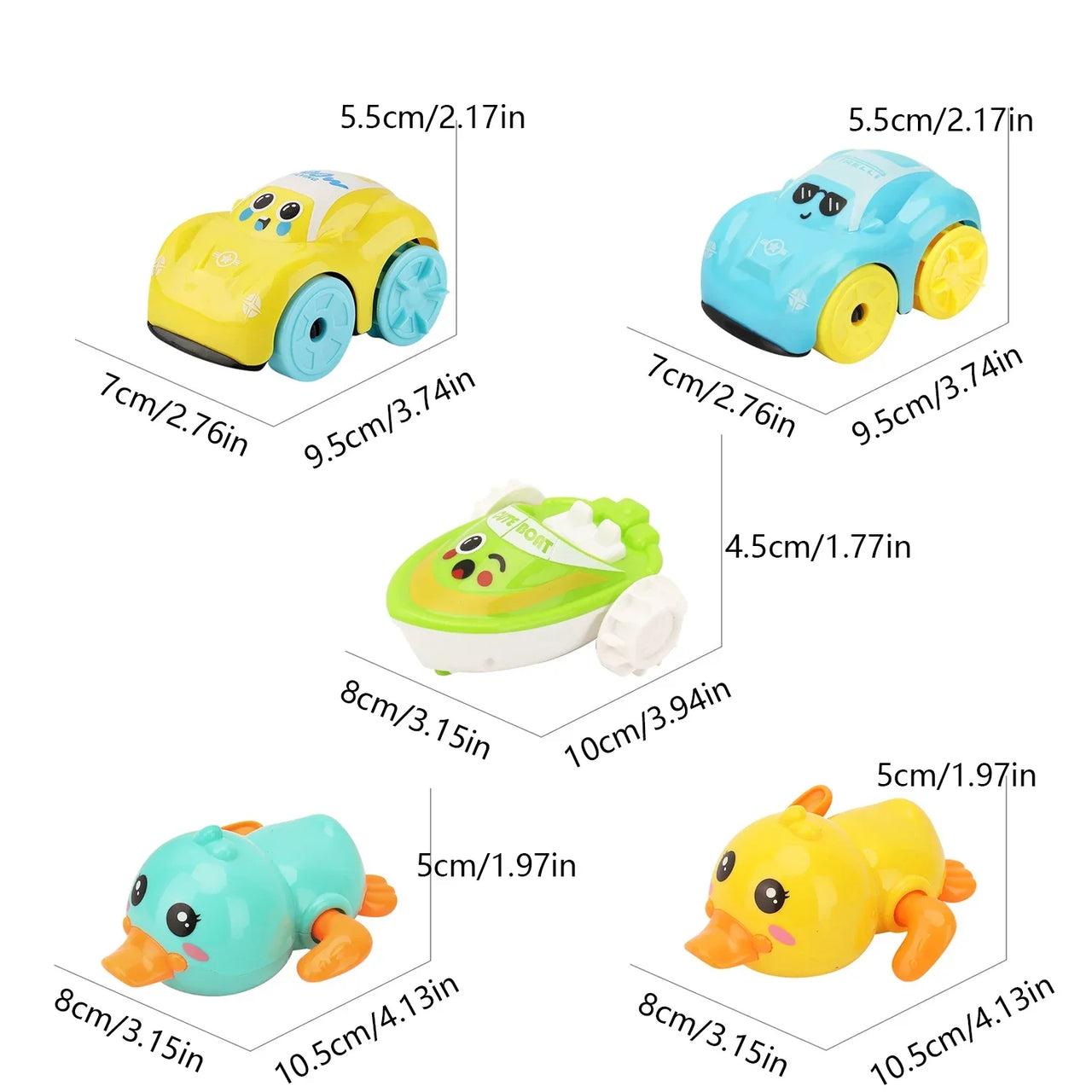Bath Buddies™ - Aventures Aquatiques Amusantes - Voitures Flottantes