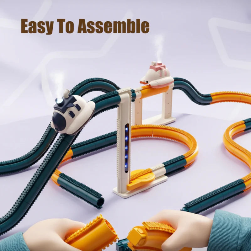 SteamTrack – Interactif et cool – Circuit de train à vapeur à 360°