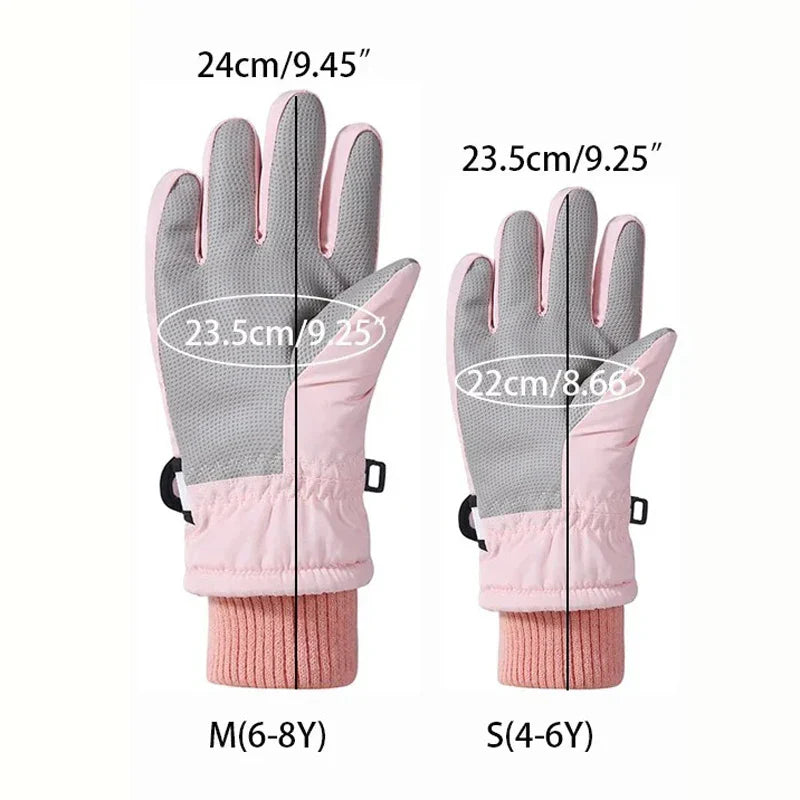 Mini Fashion™ - Matière chaude - Gants de Ski pour enfants