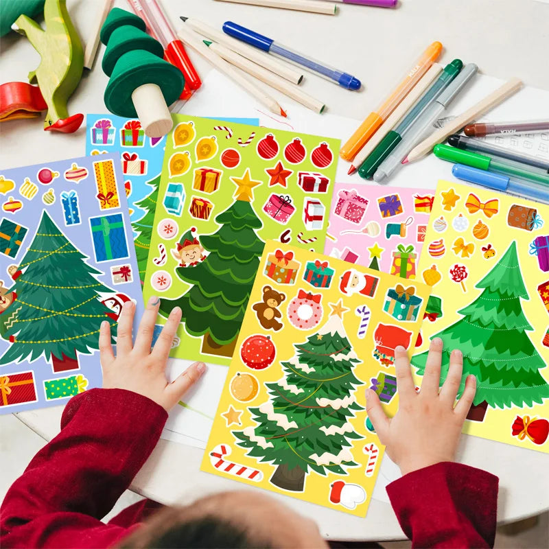 Xmas Tree Stickers™ - Construisez votre propre miracle de Noël - DIY Stickers