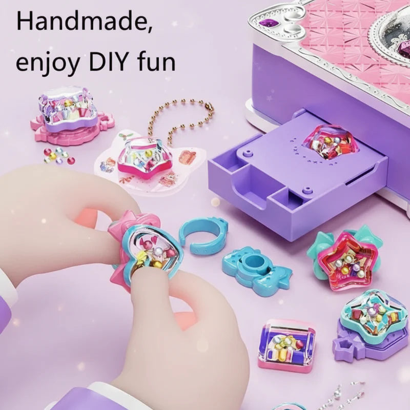 CharmLab – Ludique et créatif – Kit de bricolage pour créer des autocollants 3D et des bijoux