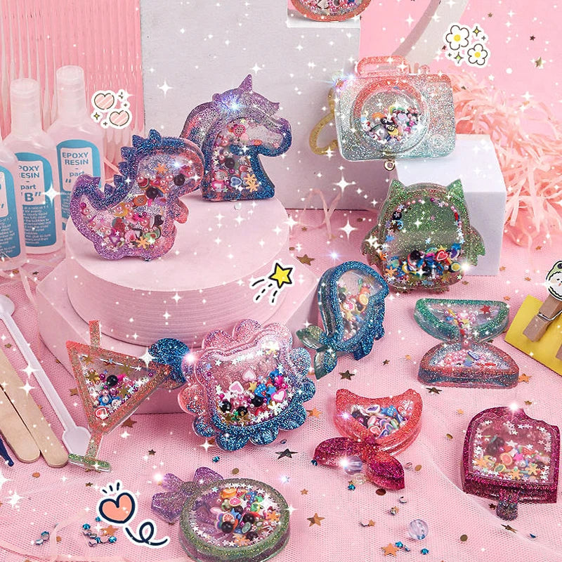 DIY Crystal Keychain Kit – Créatif et ludique – Kit de bricolage pour porte-clés