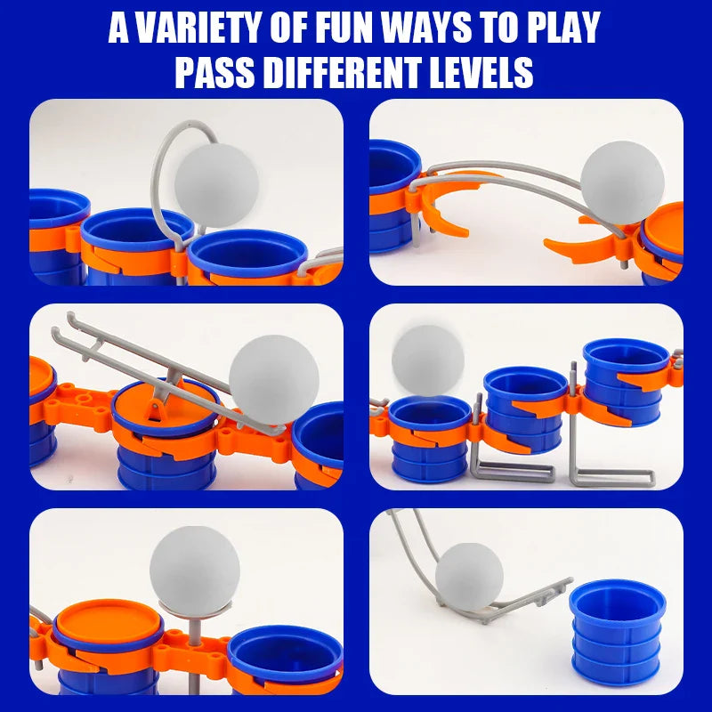 Cup Jump Ball Game – Actif & Interactif – Jeu de société Puff Ball