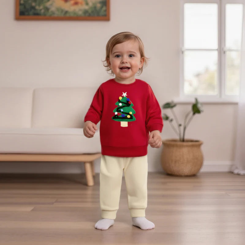 FrostyFit – Chaud et confortable – Pull rouge de Noël