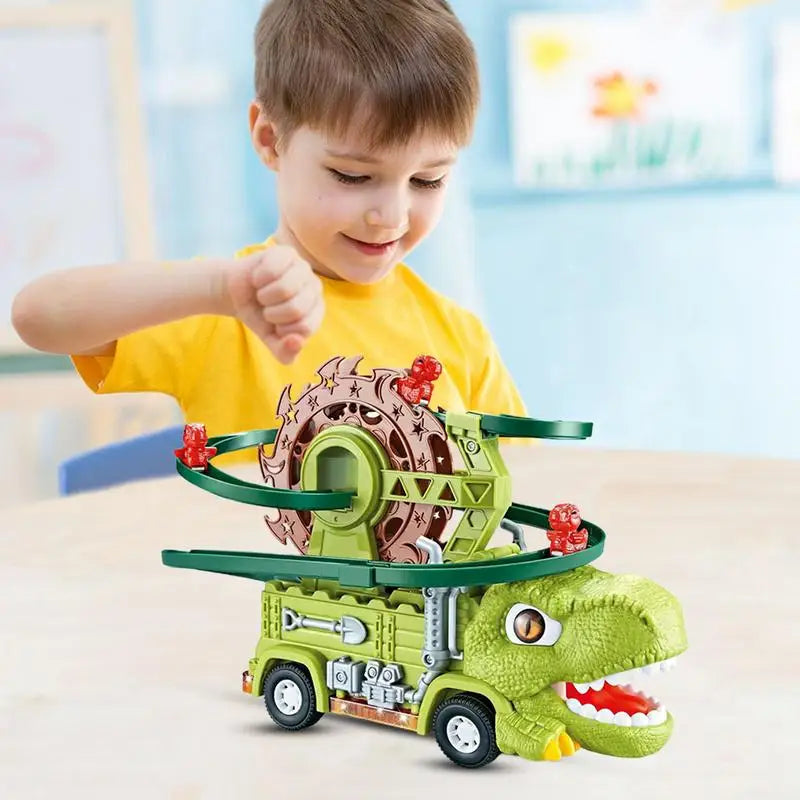 Dino Slide Truck™ - grimpe et fais la course avec les dinosaures - Camion dinosaure