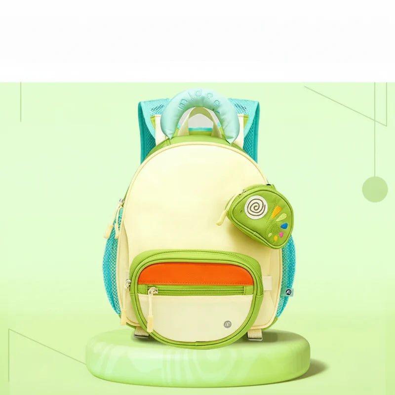 KidPack – Léger et confortable – Sac d'école léger avec porte-bouteille