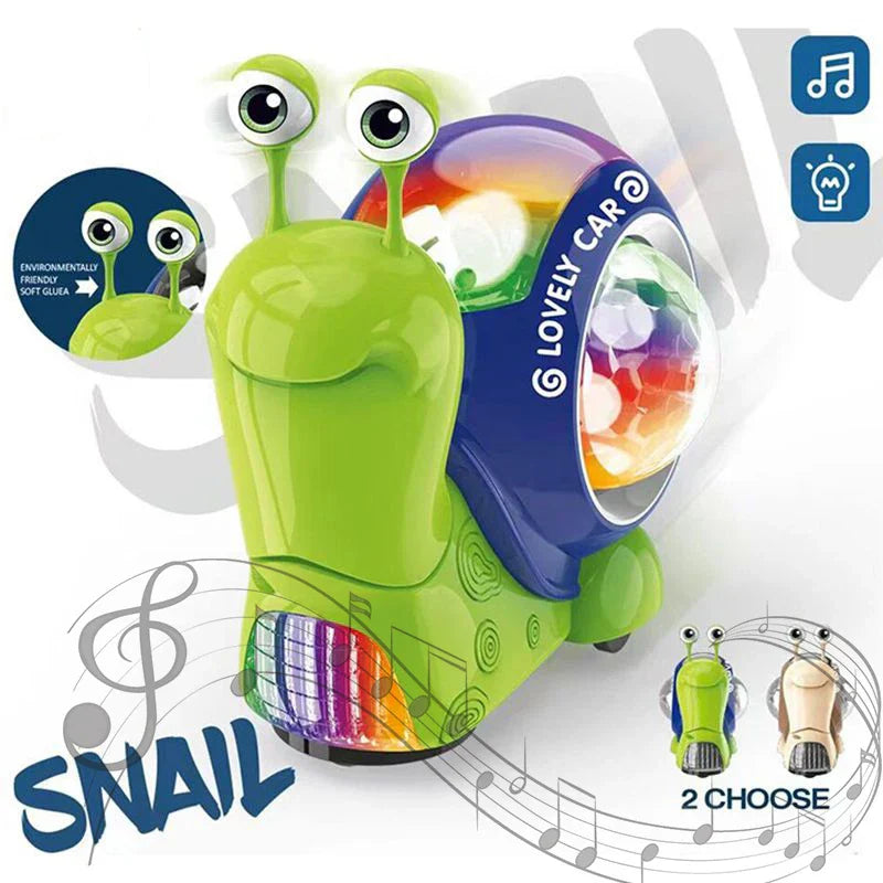 Music Snail™ - Un compagnon lumineux  - Jouet Escargot et Crabe