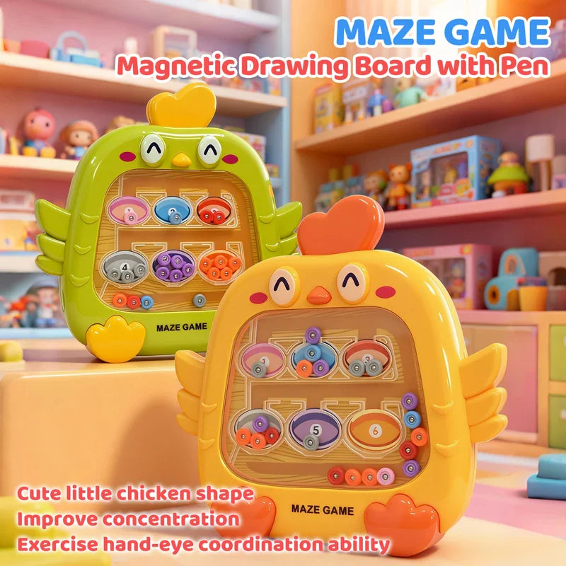 Color Number Maze – Pratique pour les déplacements – Labyrinthe magnétique