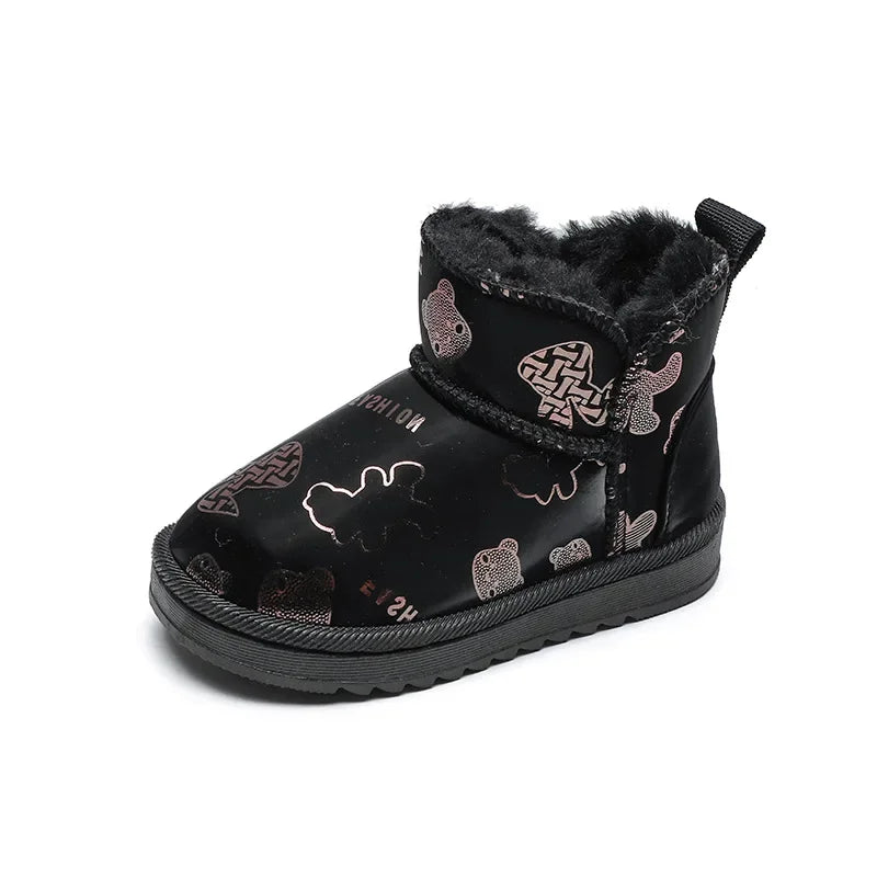 Mini Fashion™ - Design imperméable - Bottes de neige pour enfants à imprimé tendance