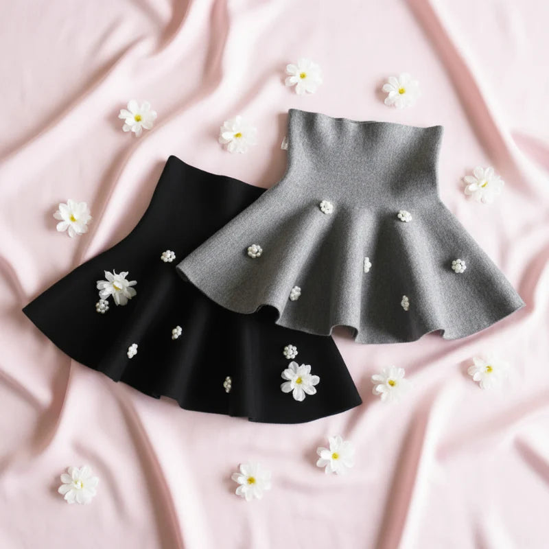 Girls Knitted Skirt – Confort et style – Jupe pour enfant