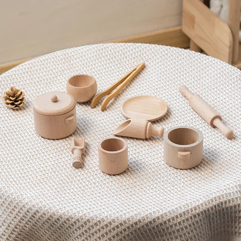 MiniMasterChef – Éducatif et amusant – Set de cuisine en bois