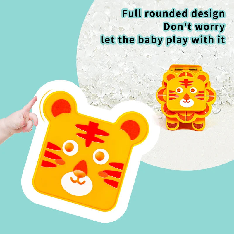 Animal Magnetic Building Blocks™ - Constructions magnétiques - Tuiles magnétiques pour animaux