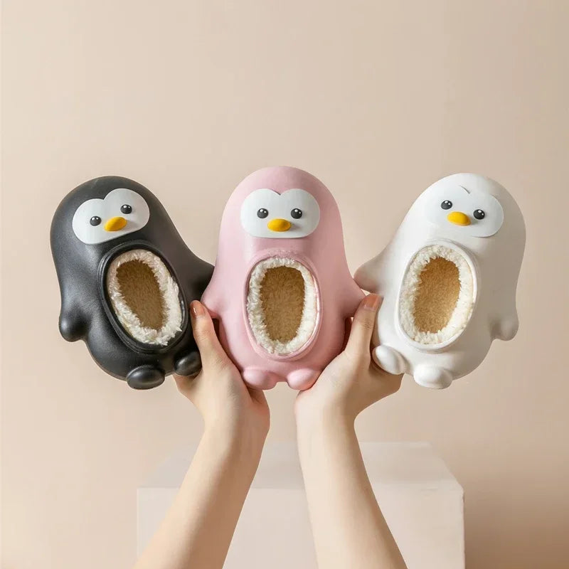 Mini Fashion™ - Chaussons pingouins pour enfants