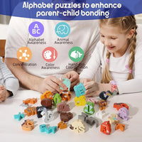 Thumbnail for ZooLetters – Ludique et éducatif – Puzzle alphabétique sur les animaux pour les enfants