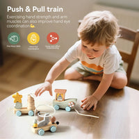 Thumbnail for HappyTrain – Montessori & Fun – Train en bois