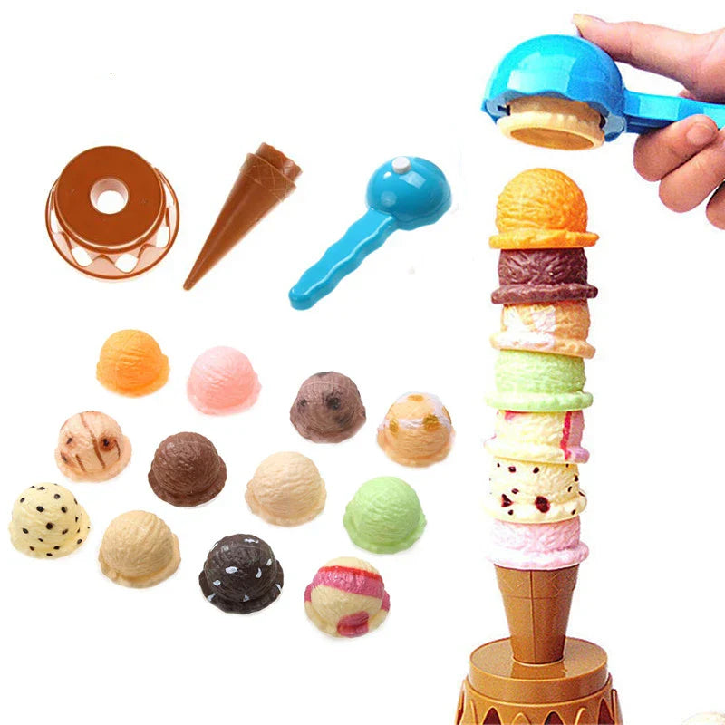 Ice Cream Stack Game™ - Équilibre des Saveurs - Jeu de Piles de Glaces