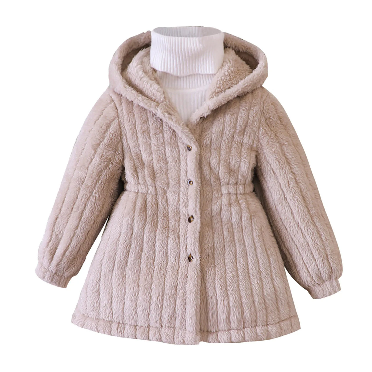 Mini Fashion™ - Doublure intérieure en polaire douce pour filles - Manteau d'hiver