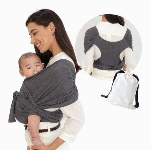SoftNest - Confortable, respirant et sûr - Écharpe porte-bébé ergonomique