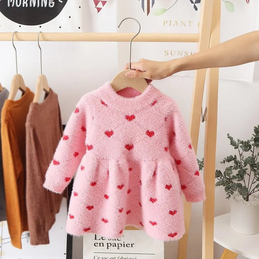 Mini Fashion™ - Agréable et chaud - Robe en laine polaire