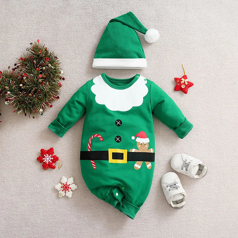 Mini Fashion™ - Matière souple - Costume de Noël pour bébé