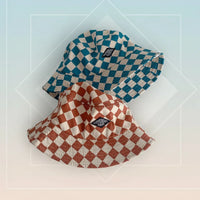 Thumbnail for Bucket Hat – Mignon et protecteur – Bonnet pour enfant à carreaux