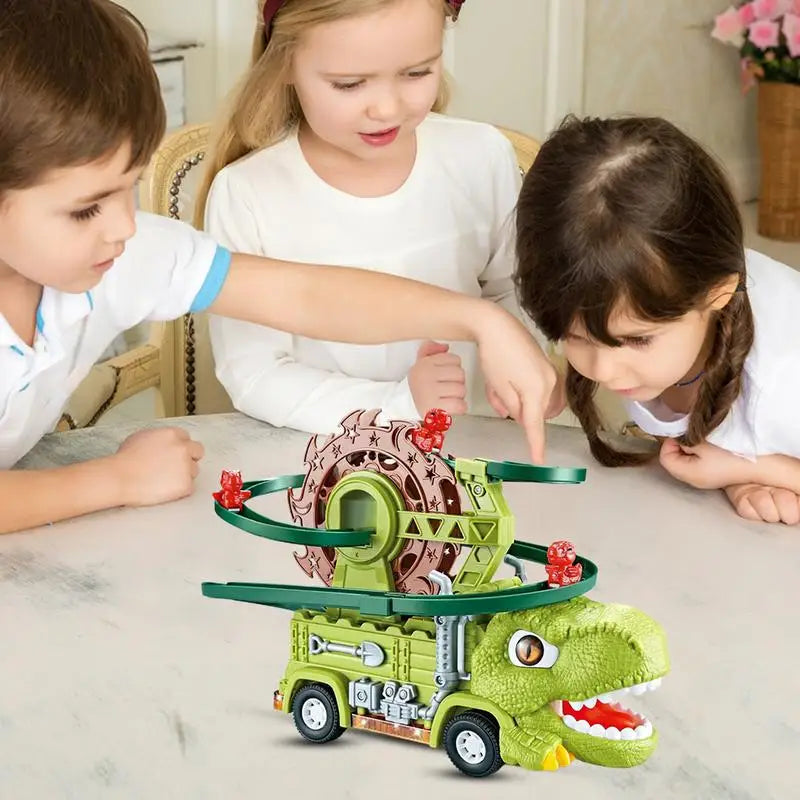 Dino Slide Truck™ - grimpe et fais la course avec les dinosaures - Camion dinosaure