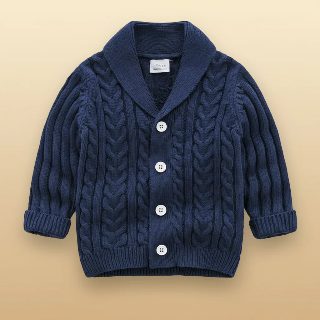 CozyCub – Confortable et tendance – Cardigan tricoté pour enfant