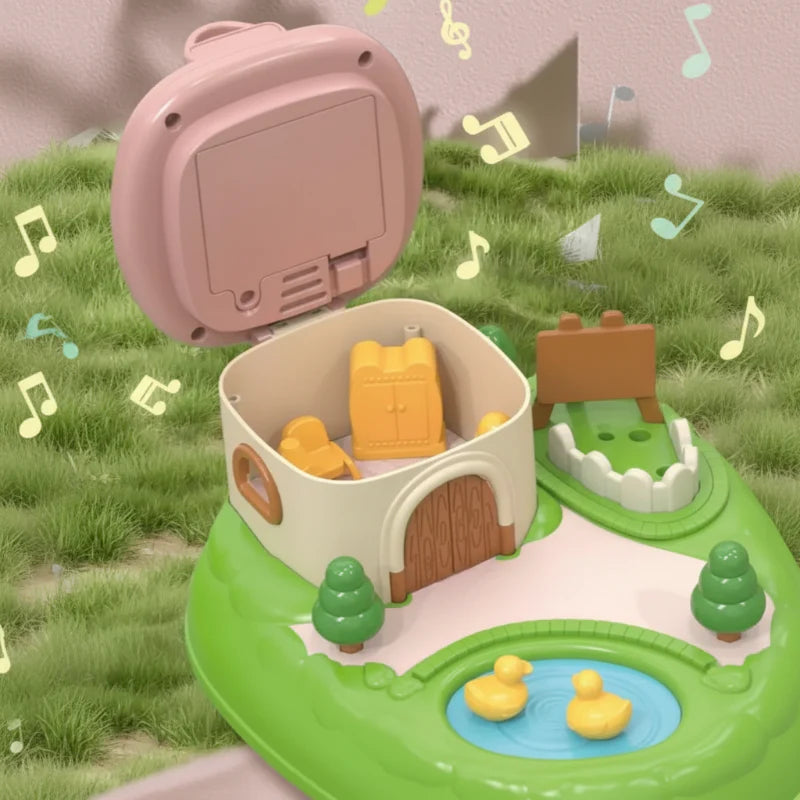 Magnetic Princess Castle – Créatif et magique – Ensemble de jeu « Maison de poupées magnétique »