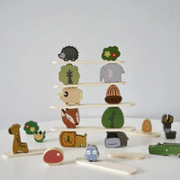 Thumbnail for Animal Stackers™ - Empiler Slim - Animaux en bois Jouets à empiler