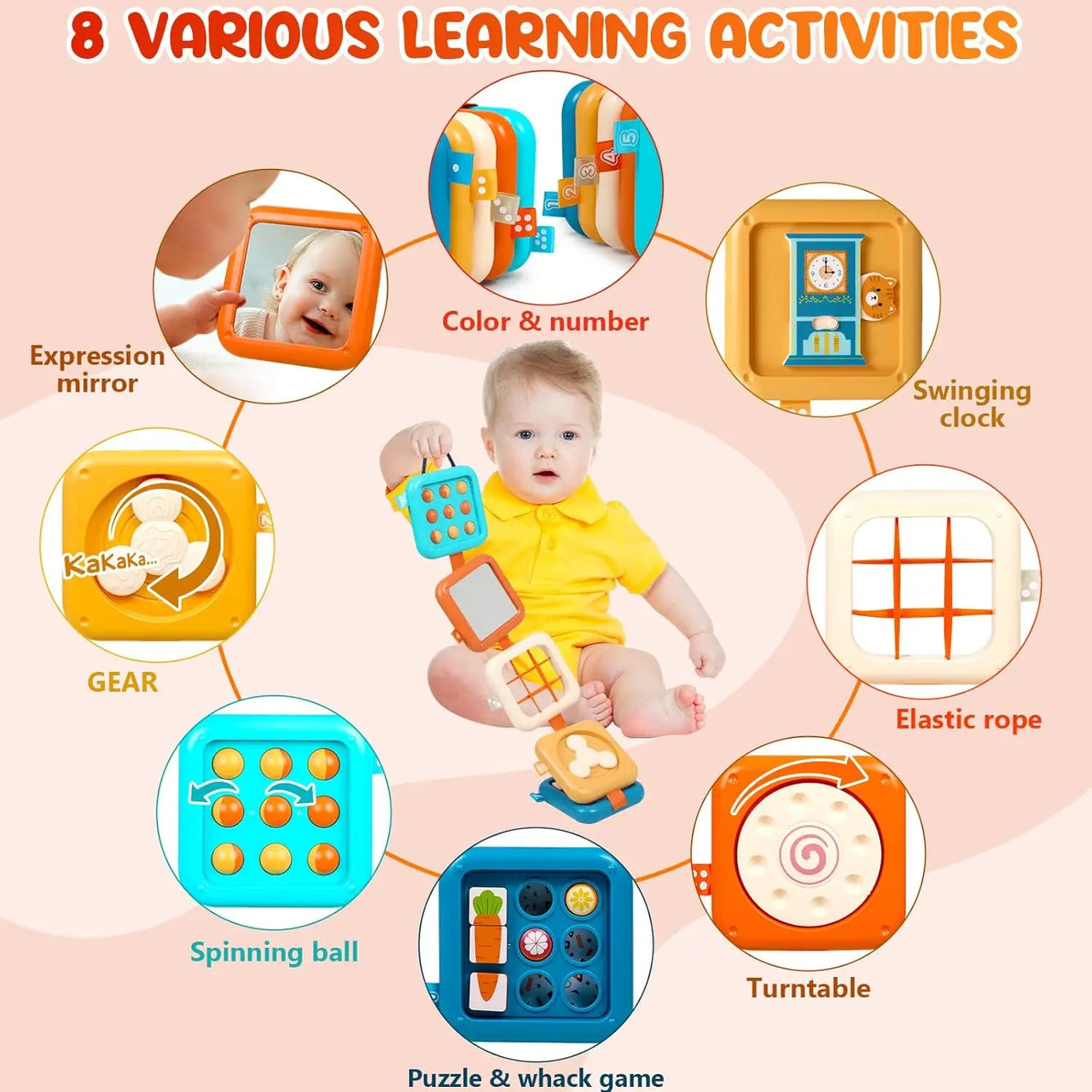 MiniAdventures – Créatif et éducatif – Tableau d'activités pour bébé