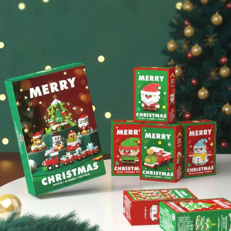 HolidayBlocks – Joyeux et décoratif – Mini-briques de Noël