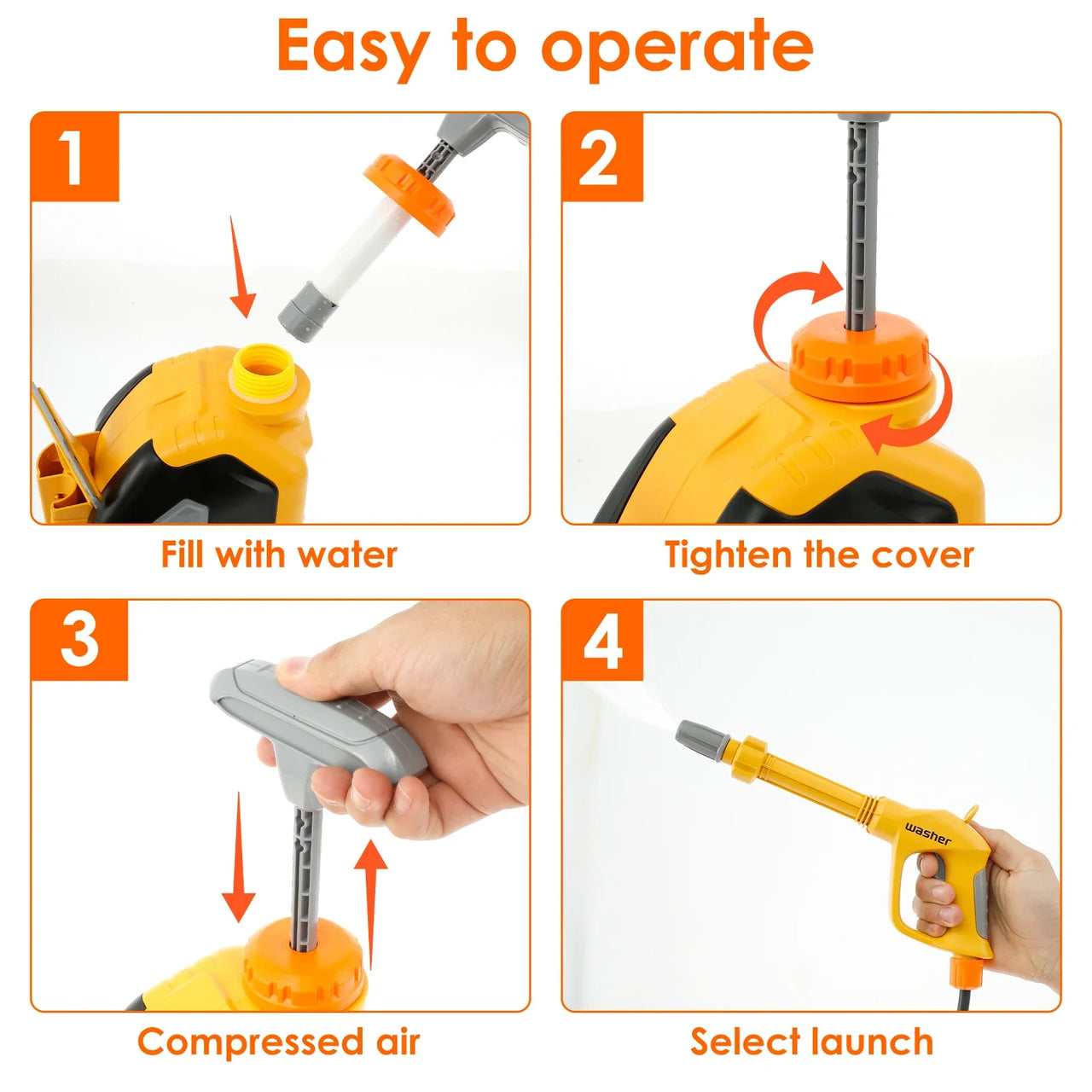 CarWash – Ludique et amusant – Kit de lavage de voiture pour enfants