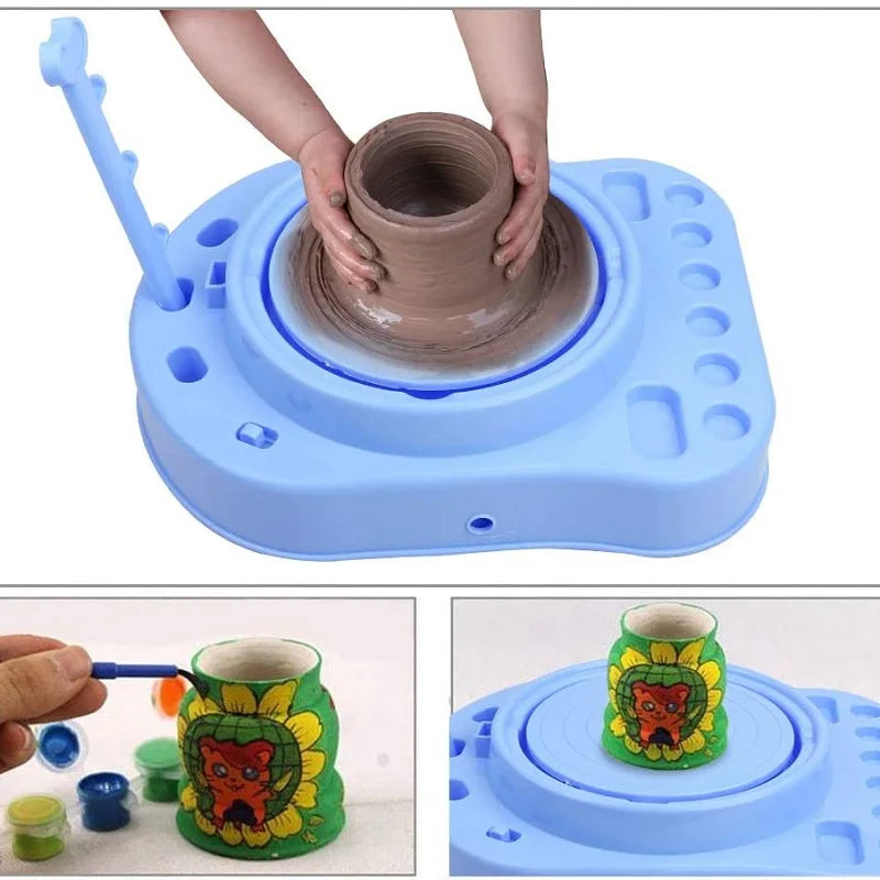 Kinds Potter Set™ - Création en Argile - Ensemble de poterie pour enfants