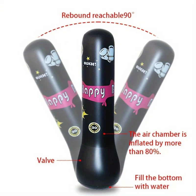 BopBag – Fun & Actif – Sac de frappe gonflable avec gants