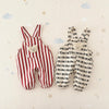 Striped Overall Romper – Douceur et confort – Combinaison pour enfant