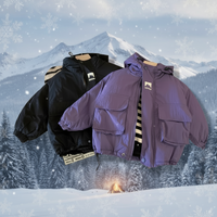 Thumbnail for LiloWear – Coupe-vent et imperméable – Veste coupe-vent pour enfants avec capuche