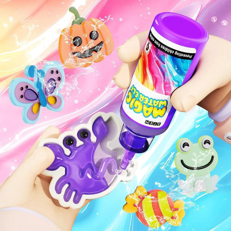 Magic Gel Water Beads – Créativité et sensorialité – Kit de jeux « Façonner l'eau »
