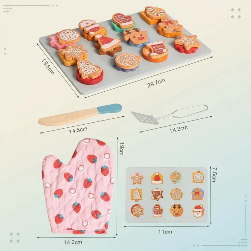 TinyKitchen – Créatif et ludique – Jeu de tri de biscuits en bois