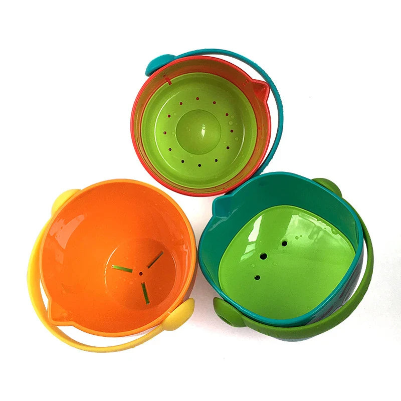 BathCups – Pratique et amusant – Jouets de bain en forme de petits seaux