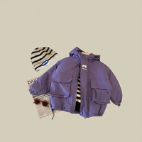 Thumbnail for LiloWear – Coupe-vent et imperméable – Veste coupe-vent pour enfants avec capuche