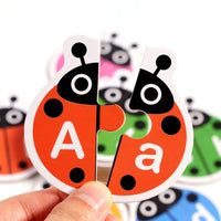 Thumbnail for Wooden Letter Matching Game – Apprentissage et jeux – Puzzle de l'alphabet