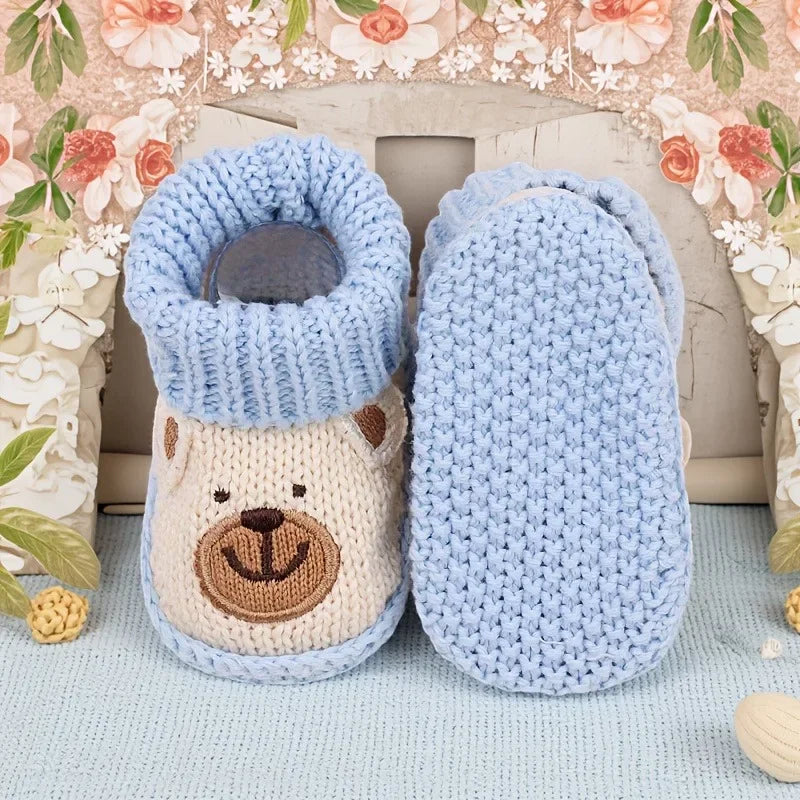Mini Fashion – Chaussons tricotés pour bébé (3-6 mois)