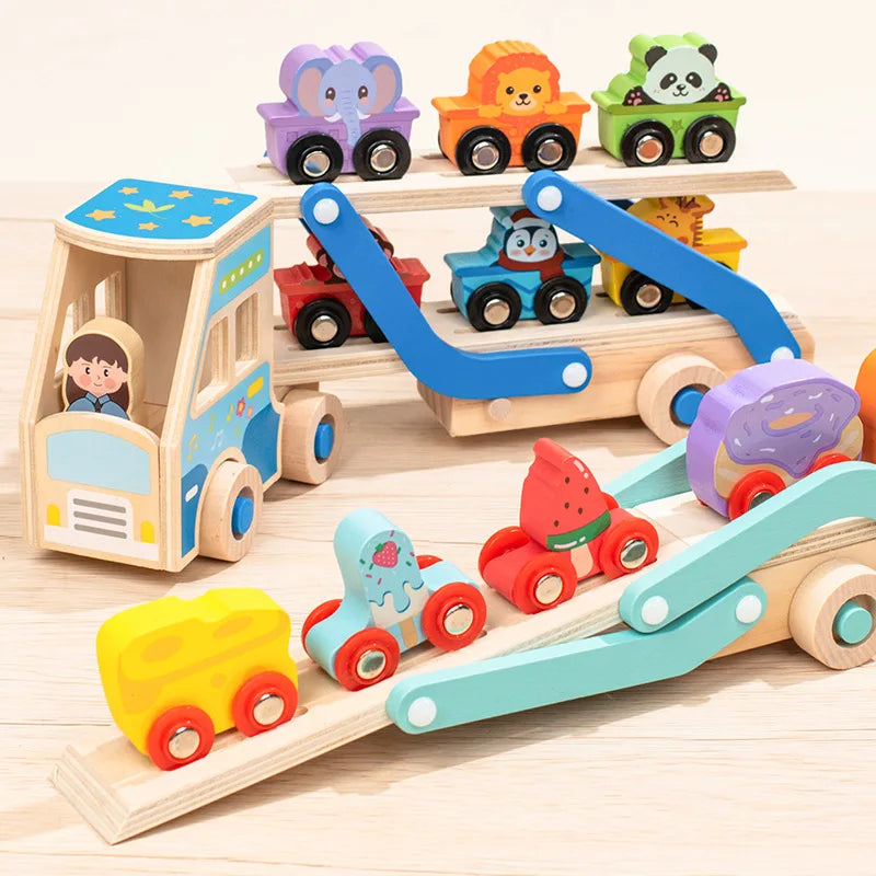 CargoMatch – Créatif et éducatif – Camion en bois