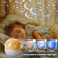 Thumbnail for CosmoGlow – Rêveur et créatif – Lampe de nuit Galaxy Projector avec rotation à 360°
