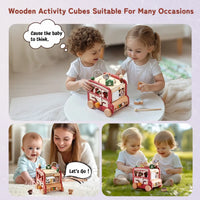 Thumbnail for BusyRide – Éducatif et polyvalent – Bus d'activités Montessori en bois
