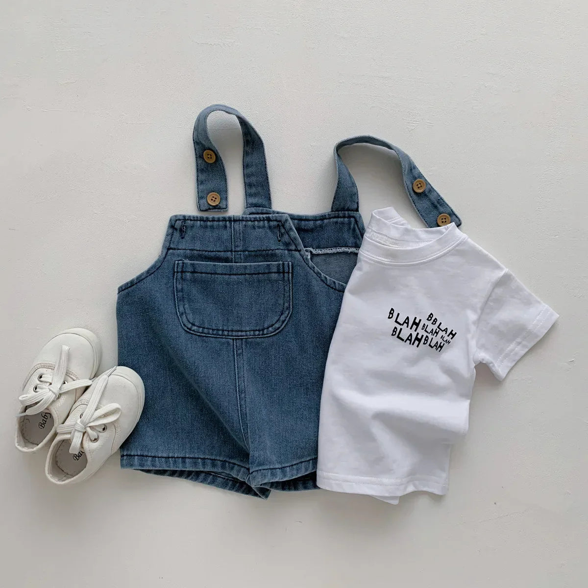 Mini Fashion™ - Ensemble de vêtements en denim pour garçons