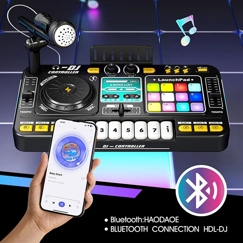 MiniDJ – Musical et interactif – Jouet DJ Mixer